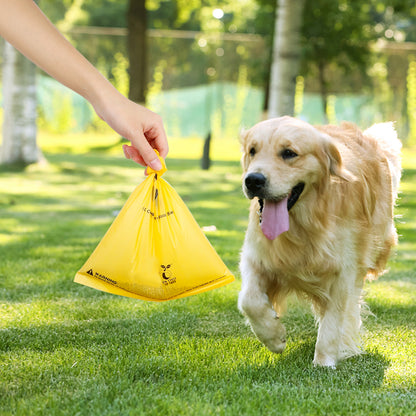 Certified Compostable Dog Poop Bags| 270 bags | Maize Yellow