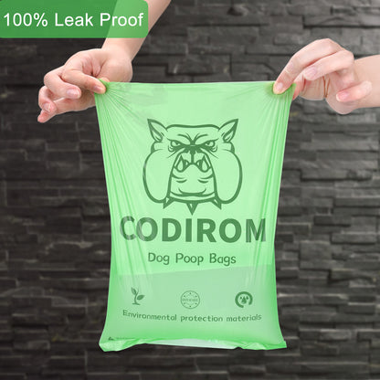 Biodegradable Dog Poop Bags 300 Counts 20 Rolls-GREEN